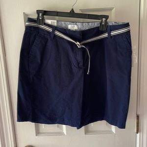 NWT Crown and Ivy Caroline Navy Shorts